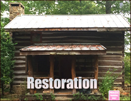 Historic Log Cabin Restoration  Lacarne, Ohio